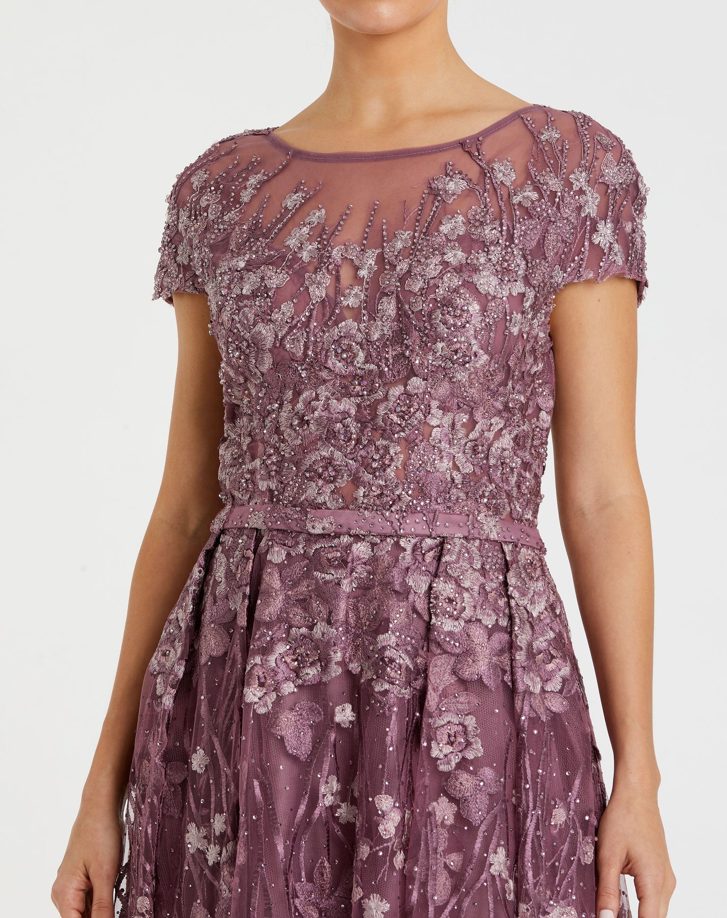 Mac Duggal 20405 - Beaded Lace Dress