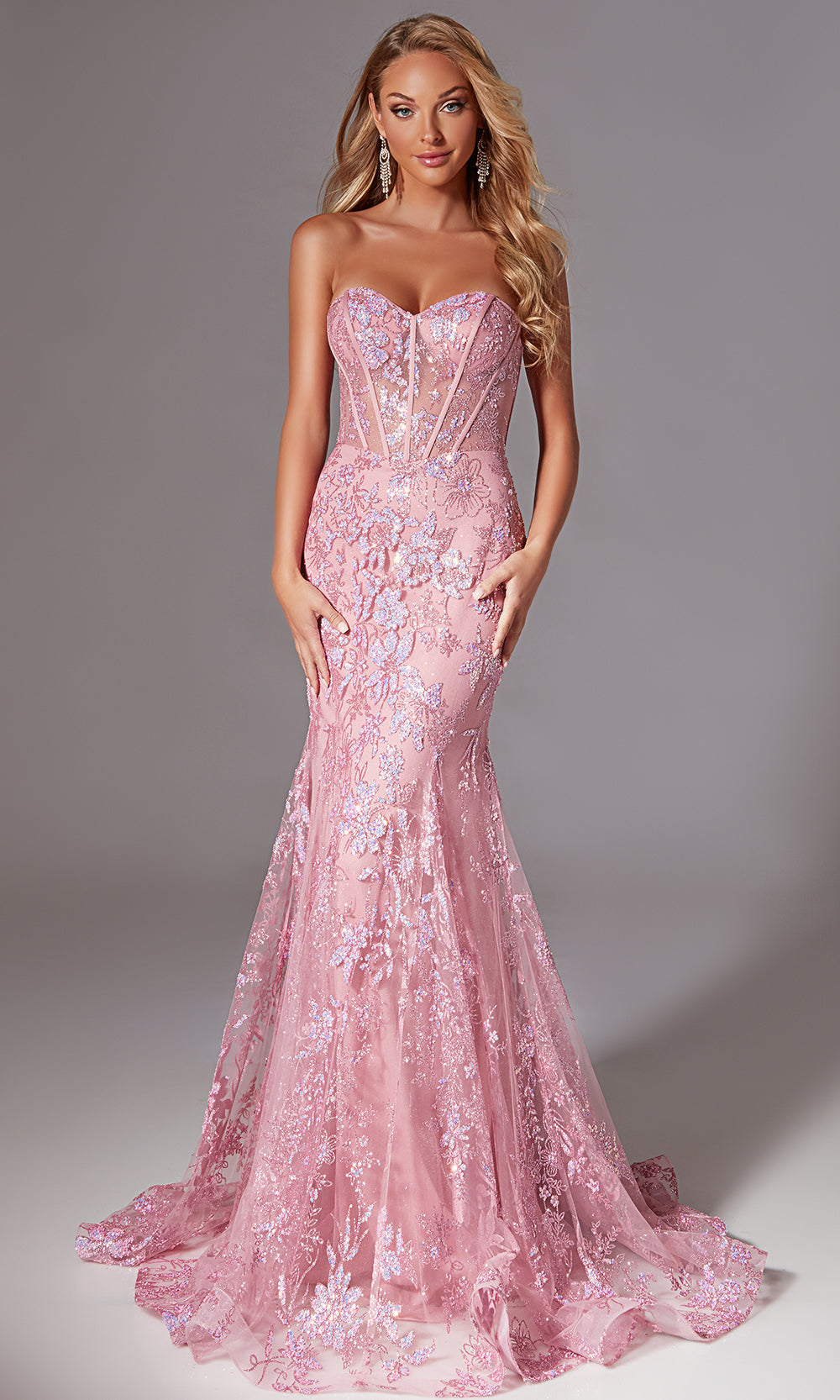 Aerie Couture 204 - Strapless Corset Mermaid Dress Prom Dresses
