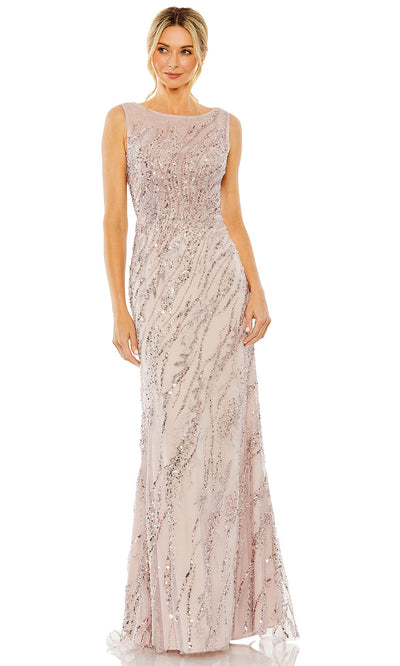 Mac Duggal 20518 - Embellished Sleeveless Bateau Gown Evening Dresses