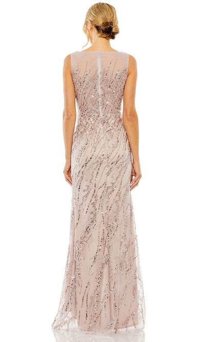 Mac Duggal 20518 - Embellished Sleeveless Bateau Gown Evening Dresses