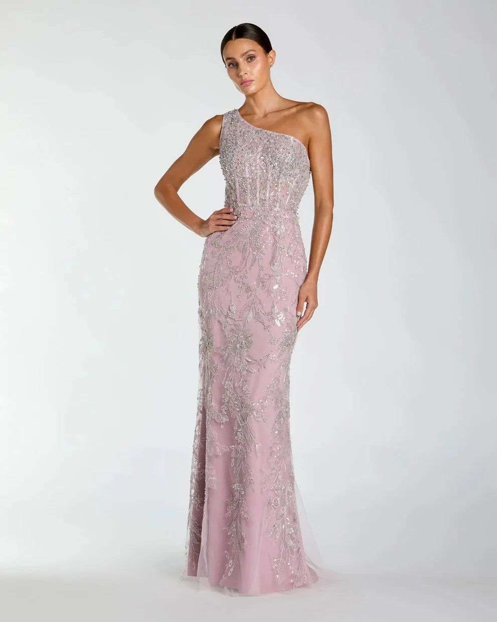 Mac Duggal 20543 - Beaded Long Evening Dress