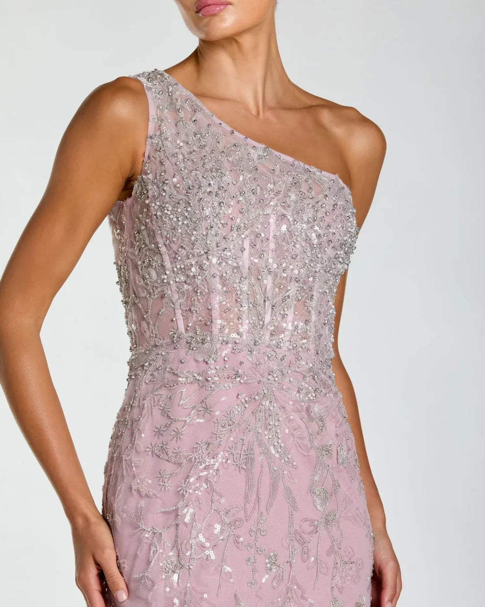 Mac Duggal 20543 - Beaded Long Evening Dress