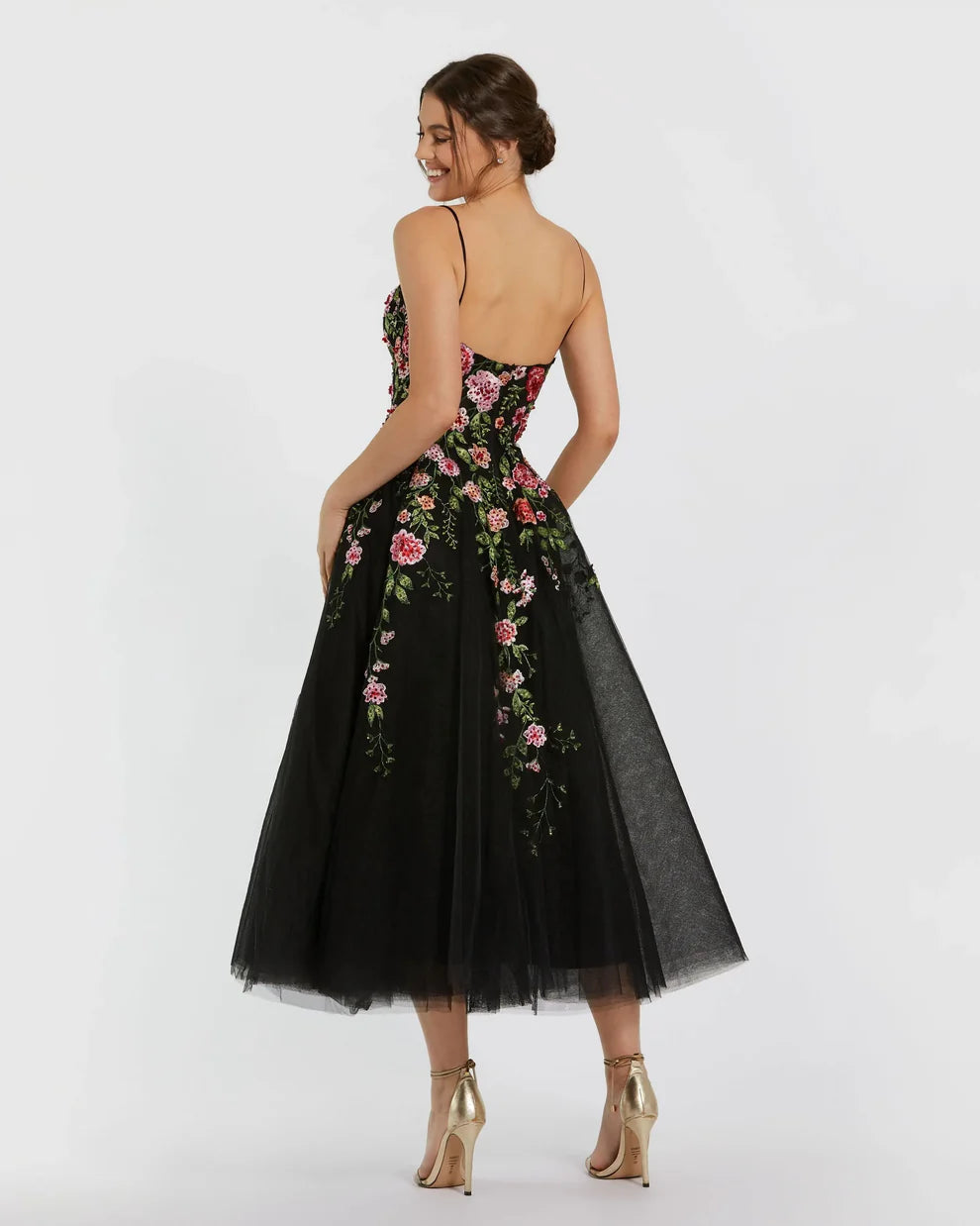 Mac Duggal 20651 - Sweetheart neckline floral lace gown