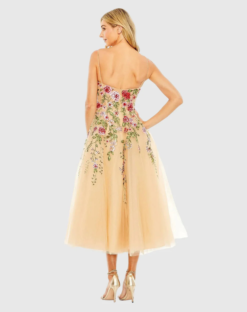 Mac Duggal 20651 - Sweetheart neckline floral lace gown