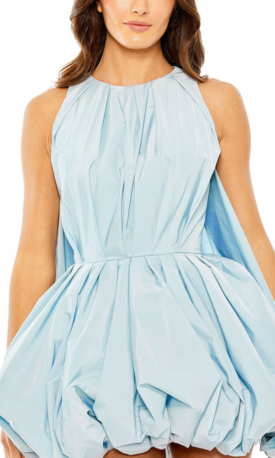 Ieena Duggal 20704 - Pleated Sleeveless Taffeta Cocktail Dress Homecoming Dresses