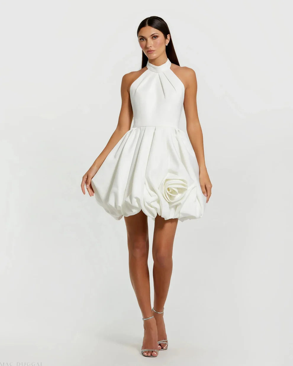 Ieena Duggal 20707 - Sleeveless Backless Cocktail Dress