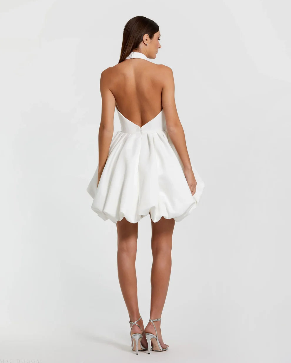 Ieena Duggal 20707 - Sleeveless Backless Cocktail Dress