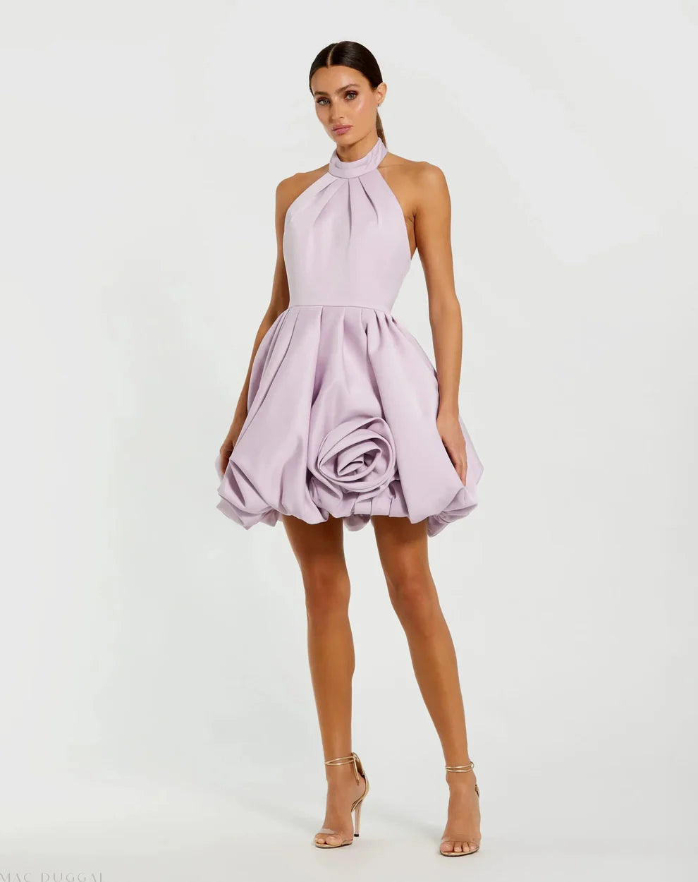 Ieena Duggal 20707 - Sleeveless Backless Cocktail Dress