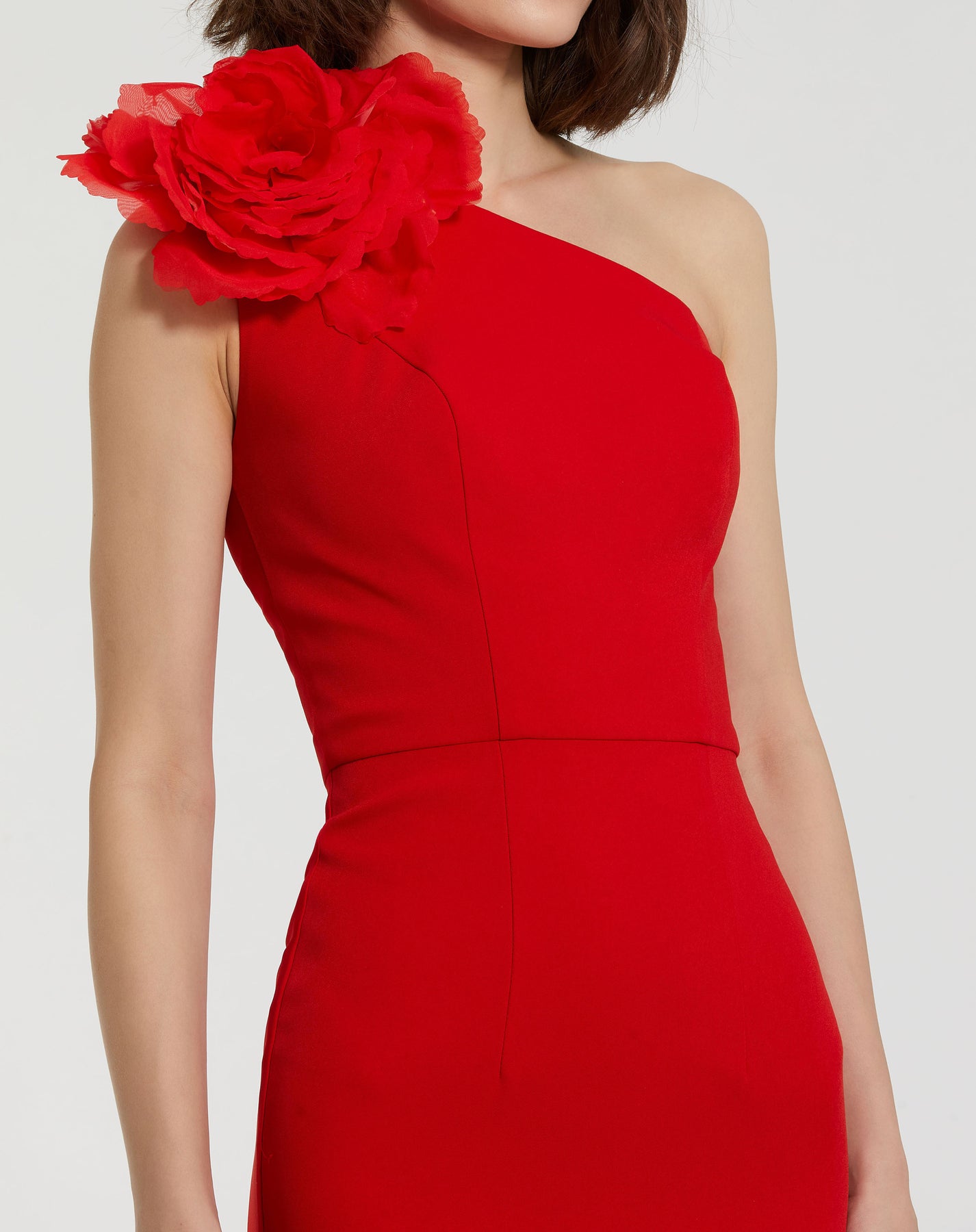 Mac Duggal 20933 - Fitted Floral Applique Dress