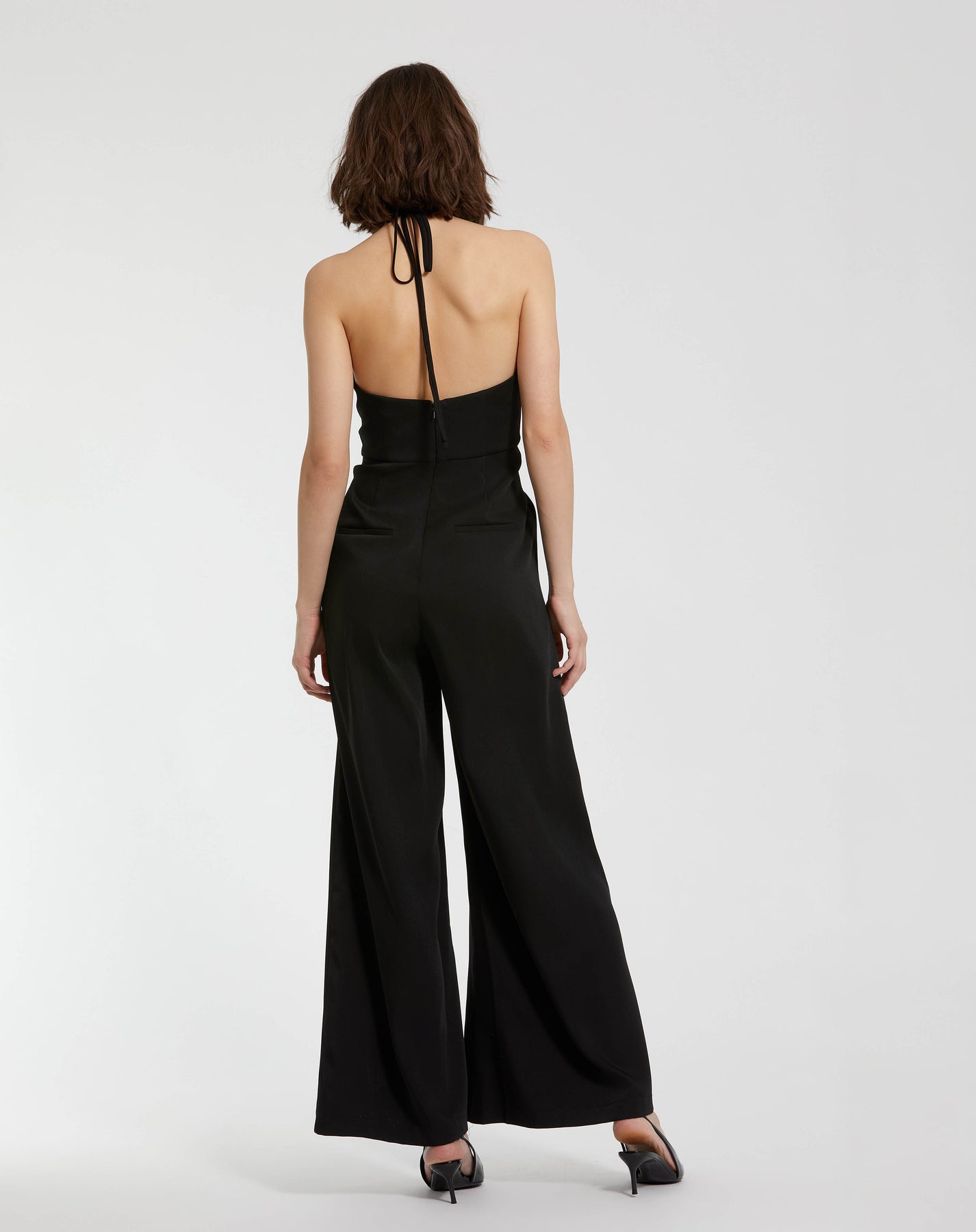 Mac Duggal 20934 - Halter Sleeveless Jumpsuit