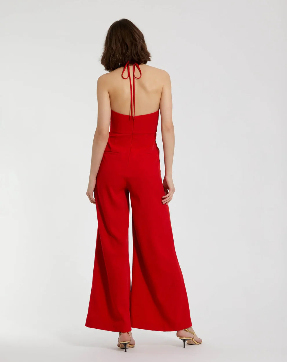 Mac Duggal 20934 - Halter Sleeveless Jumpsuit