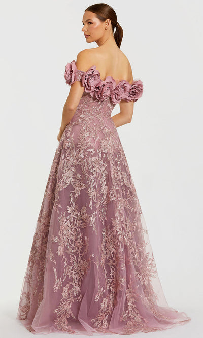 Mac Duggal 21032 - Embroidered A-Line Evening Gown Prom Dresses