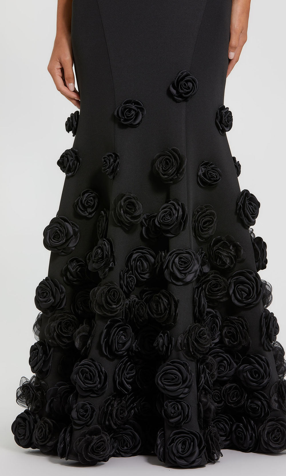 Mac Duggal 21038 - Sleeveless Mermaid Gown with Flower Detail Prom Dresses