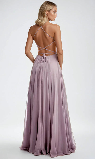 Juliet Dresses 210 - Scoop Neckline A-Line Evening Gown Formal Gowns