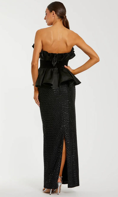 Mac Duggal 21174 - Strapless Column Dress with Slit Evening Dresses