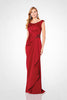 Cameron Blake by Mon Cheri - Cap Sleeve Sheath Evening Dress 219676