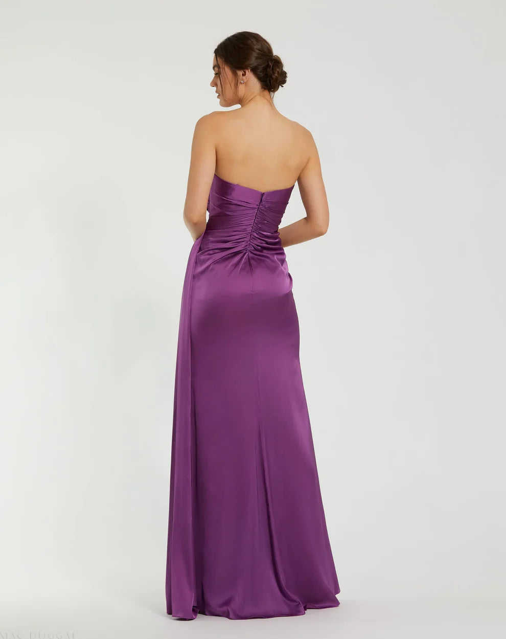 Mac Duggal 2211 - Satin Rhinestone Gown