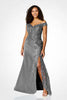 Ivonne D by Mon Cheri - 221D51 V-Neck Formal Dress With Overskirt
