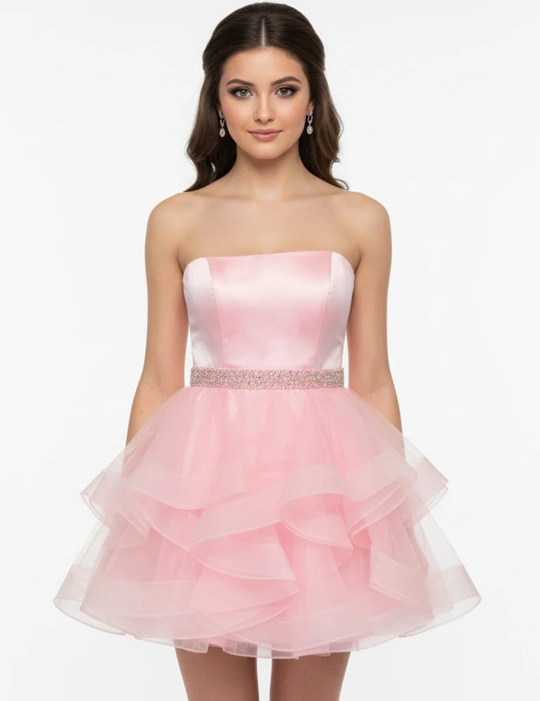 Jovani 22901 - Tiered Dress