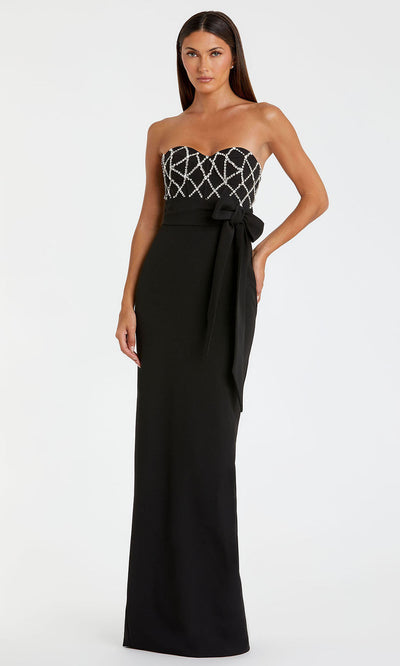 Mac Duggal 2294 - Sweetheart Crepe Gown with Statement Bow Evening Dresses