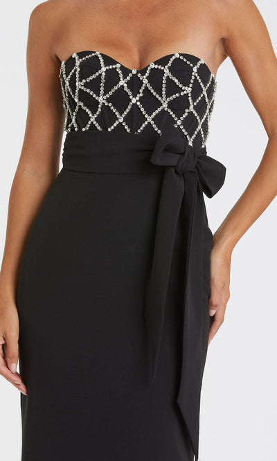 Mac Duggal 2294 - Sweetheart Crepe Gown with Statement Bow Evening Dresses