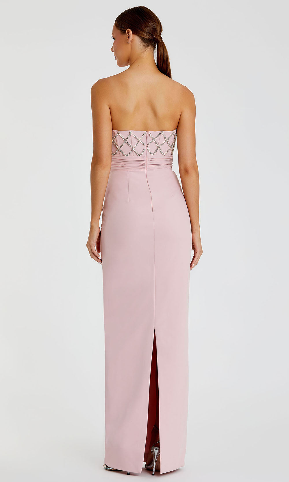Mac Duggal 2294 - Sweetheart Crepe Gown with Statement Bow Evening Dresses