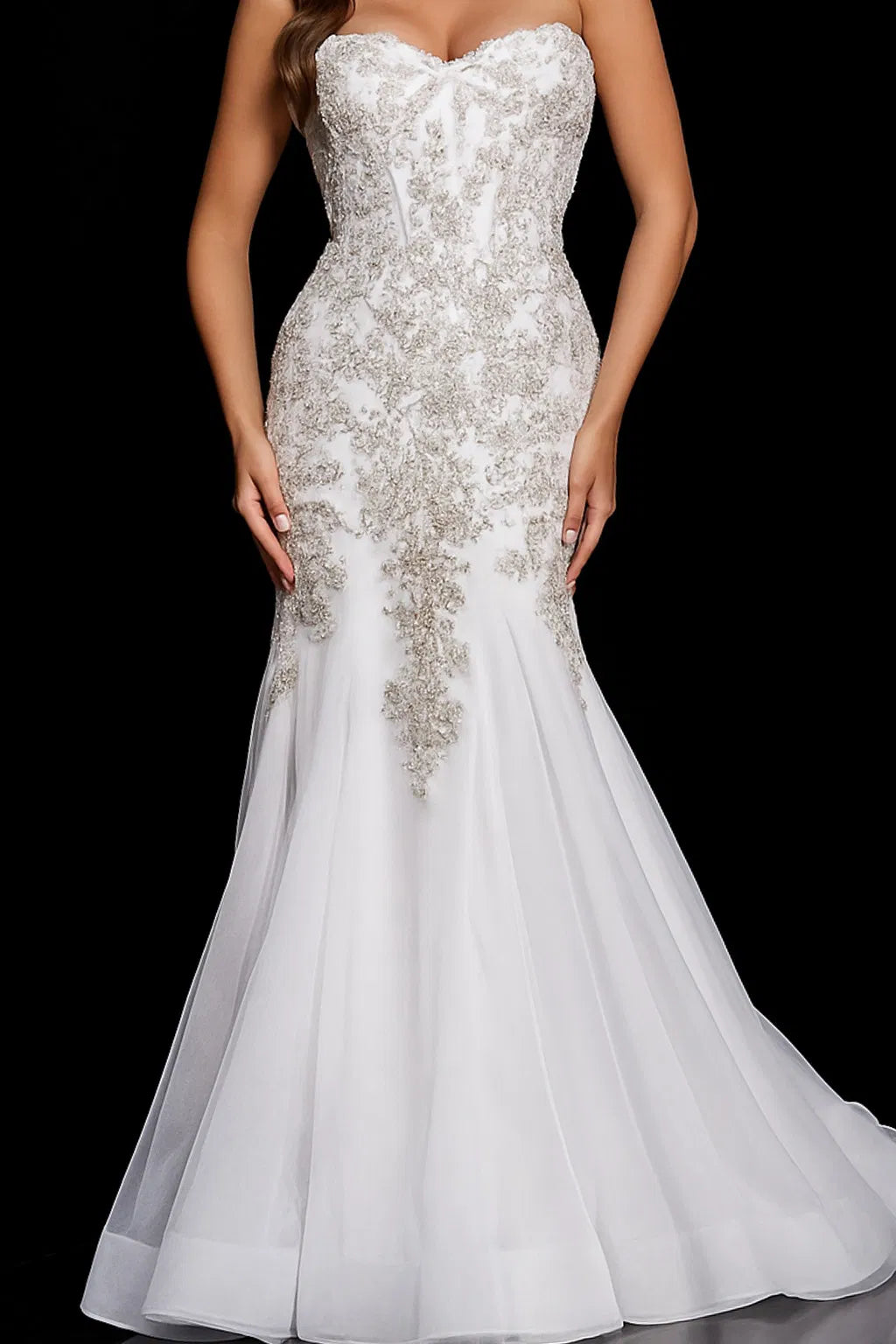 Jovani 23125 - Beaded Sweetheart Prom Dress