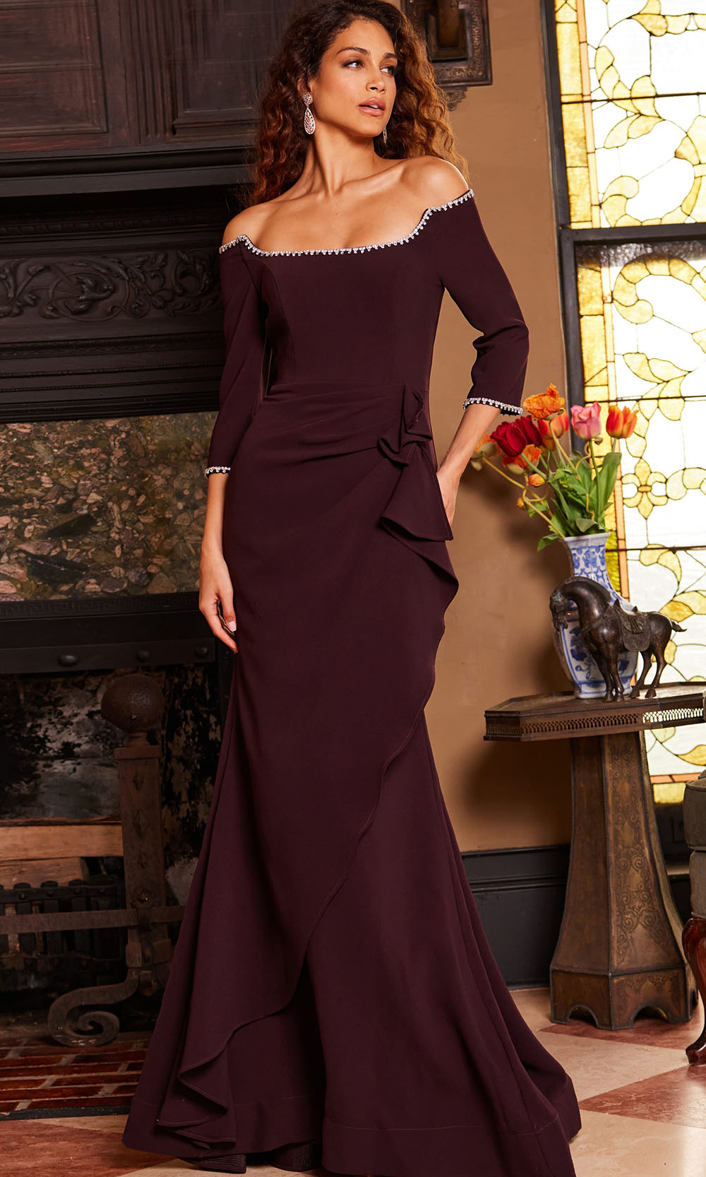 Jovani 23190 - Ruffled Dress