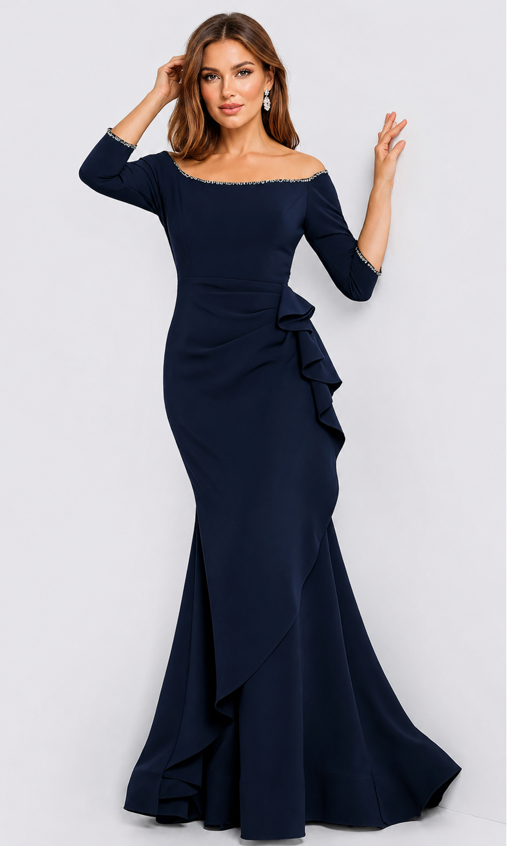 Jovani 23190 - Ruffled Dress