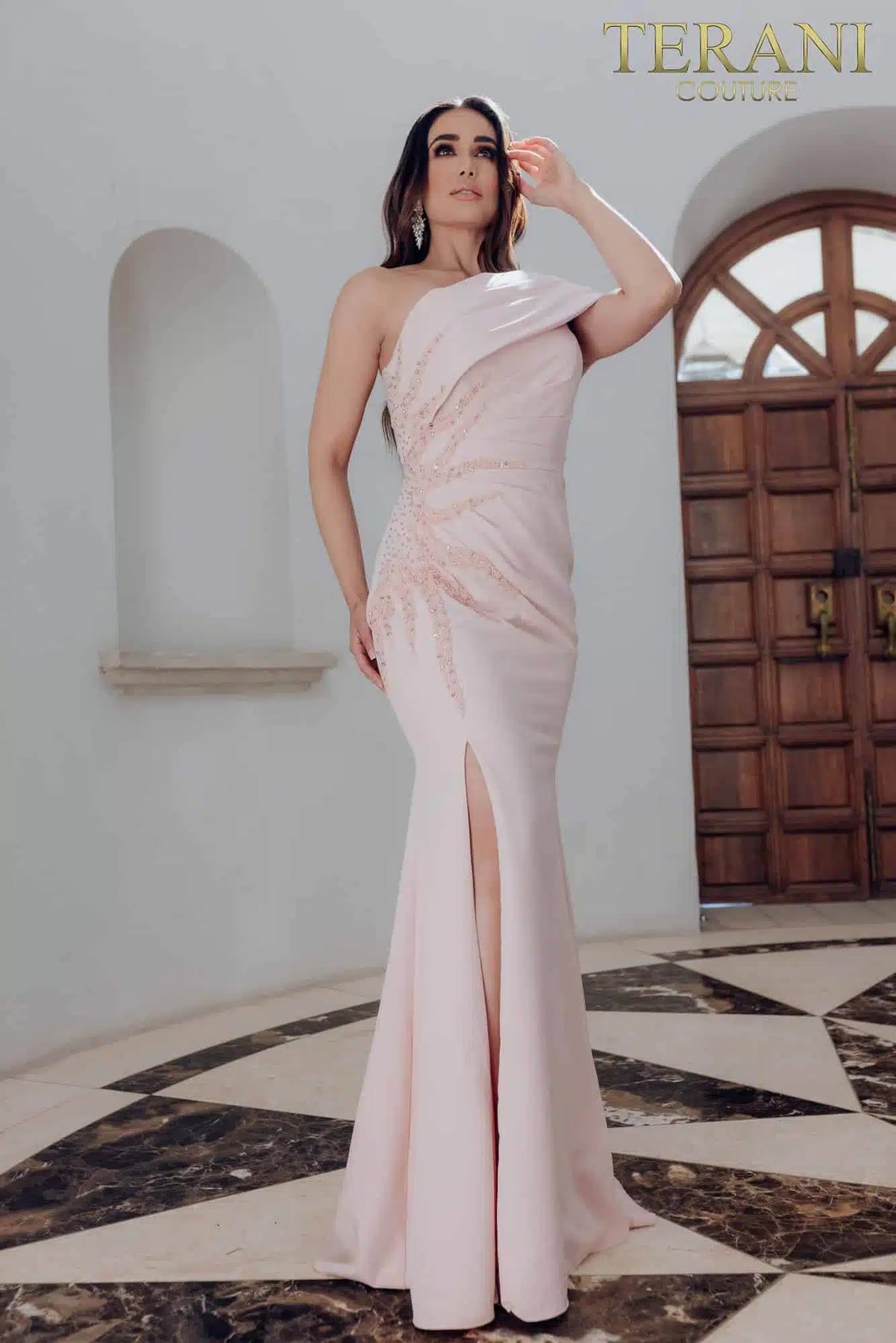 Terani Couture 231M0473 - One Sleeve Gown