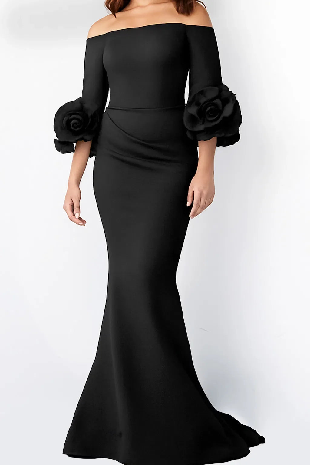Jovani 23716 - Off-Shoulder Ruffled Detail Prom Dress