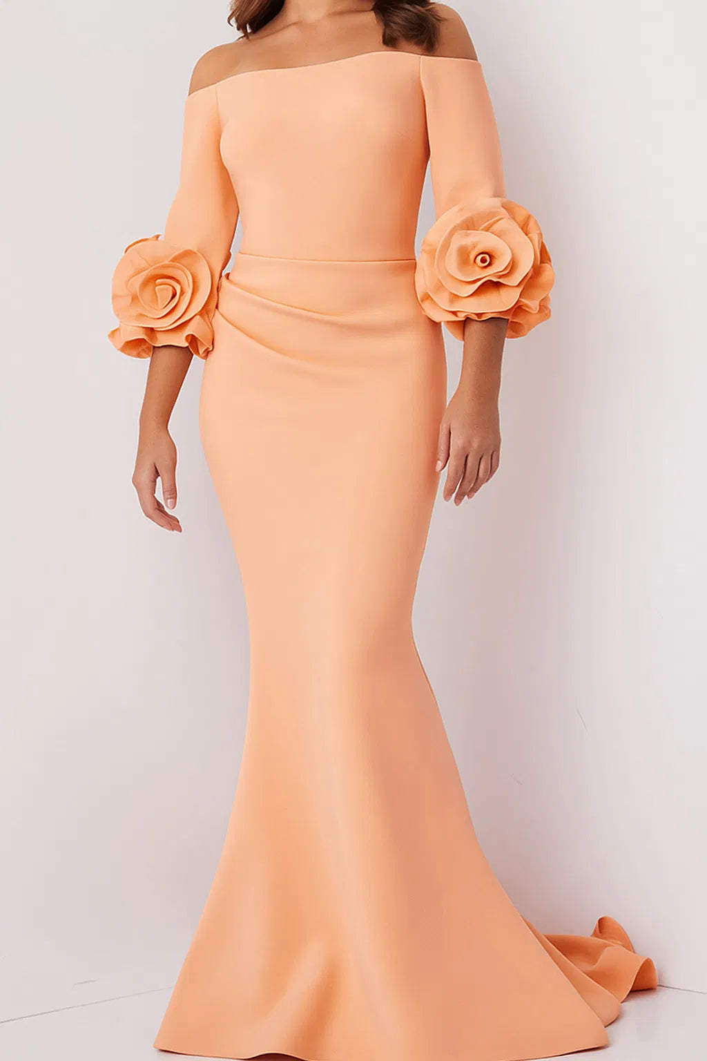 Jovani 23716 - Off-Shoulder Ruffled Detail Prom Dress