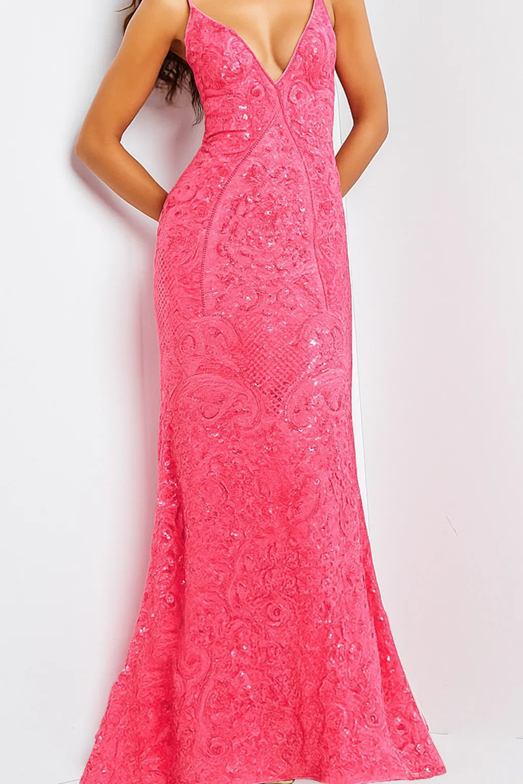 Jovani 23839 - Glitter Evening Gown