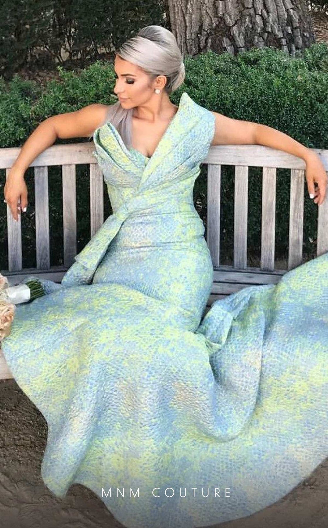 MNM Couture 2425 - Asymmetric Mermaid Dress