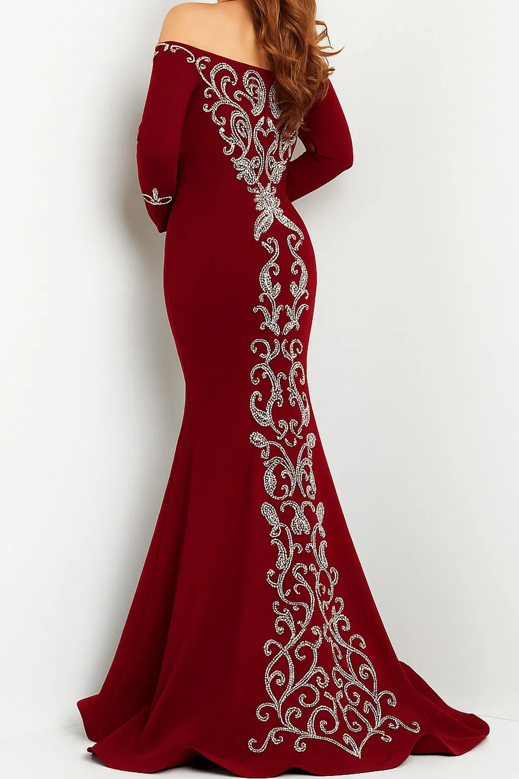 Jovani 24328 - Beaded Sheath Gown