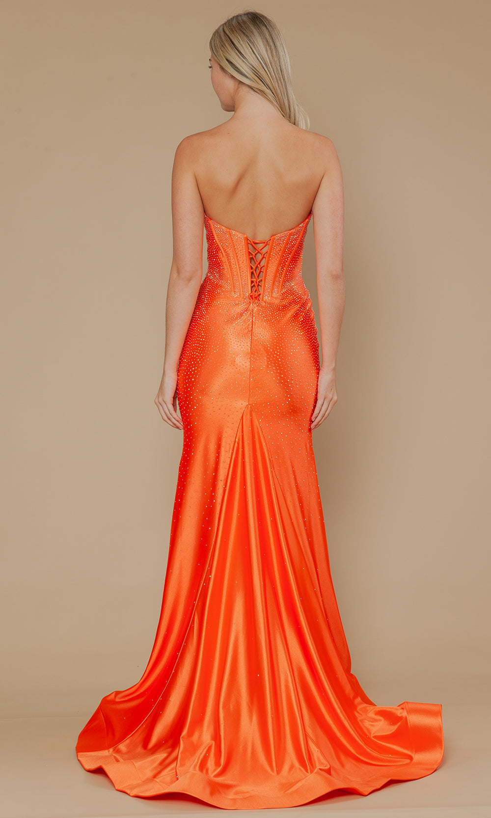 Poly USA 25046 - Boned Bodice Strapless Evening Gown Bridesmaid Dresses