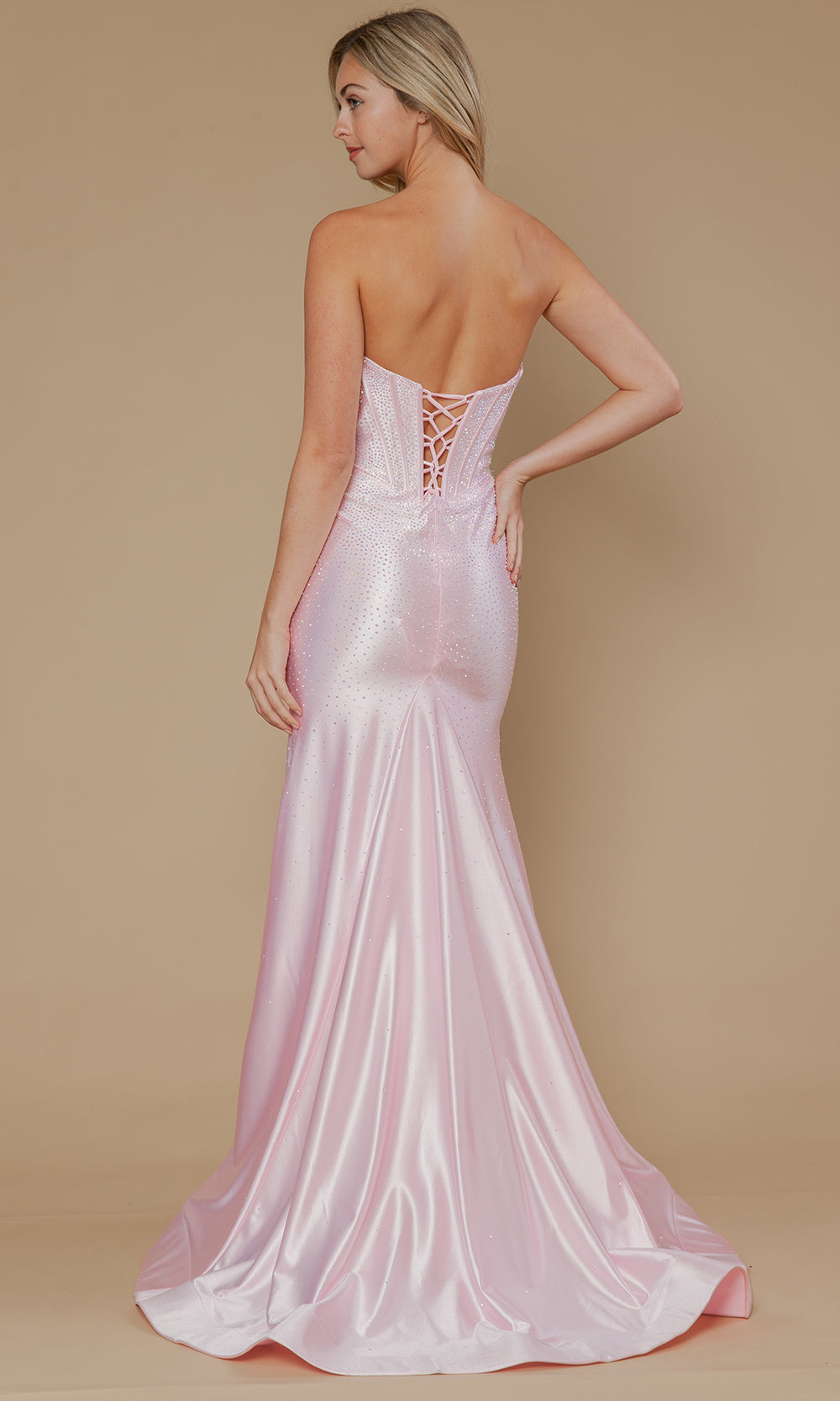 Poly USA 25046 - Boned Bodice Strapless Evening Gown Bridesmaid Dresses