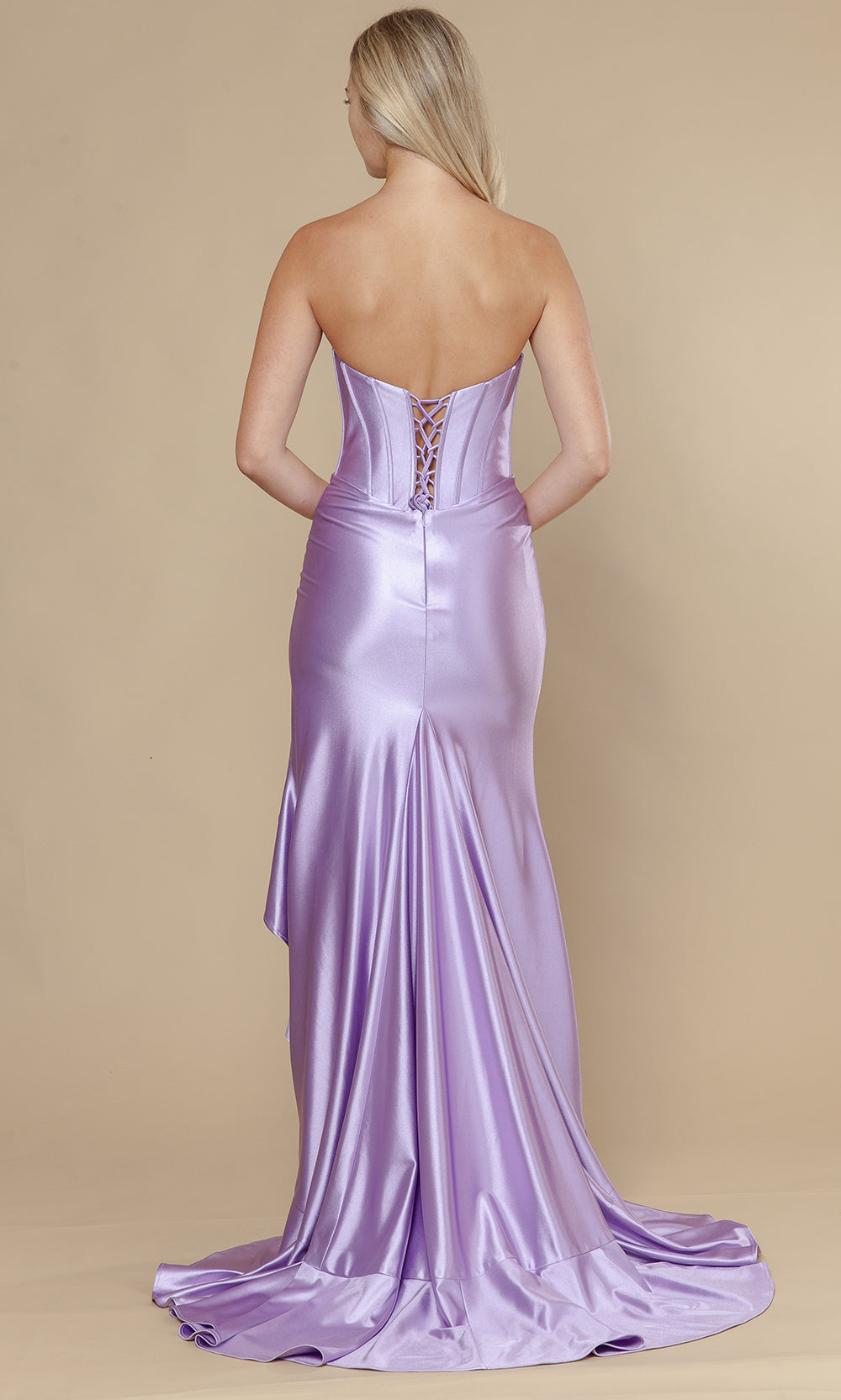Poly USA 25048 - Sweetheart Slit Prom Dress with Corset Bodice Bridesmaid Dresses