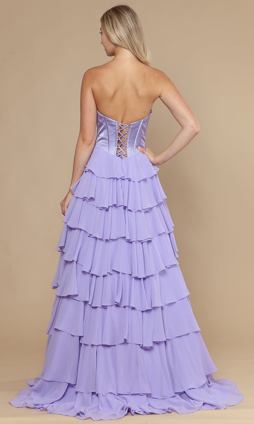 Poly USA 25074 - Embroidered Bust Sweetheart A-Line Dress Prom Dresses