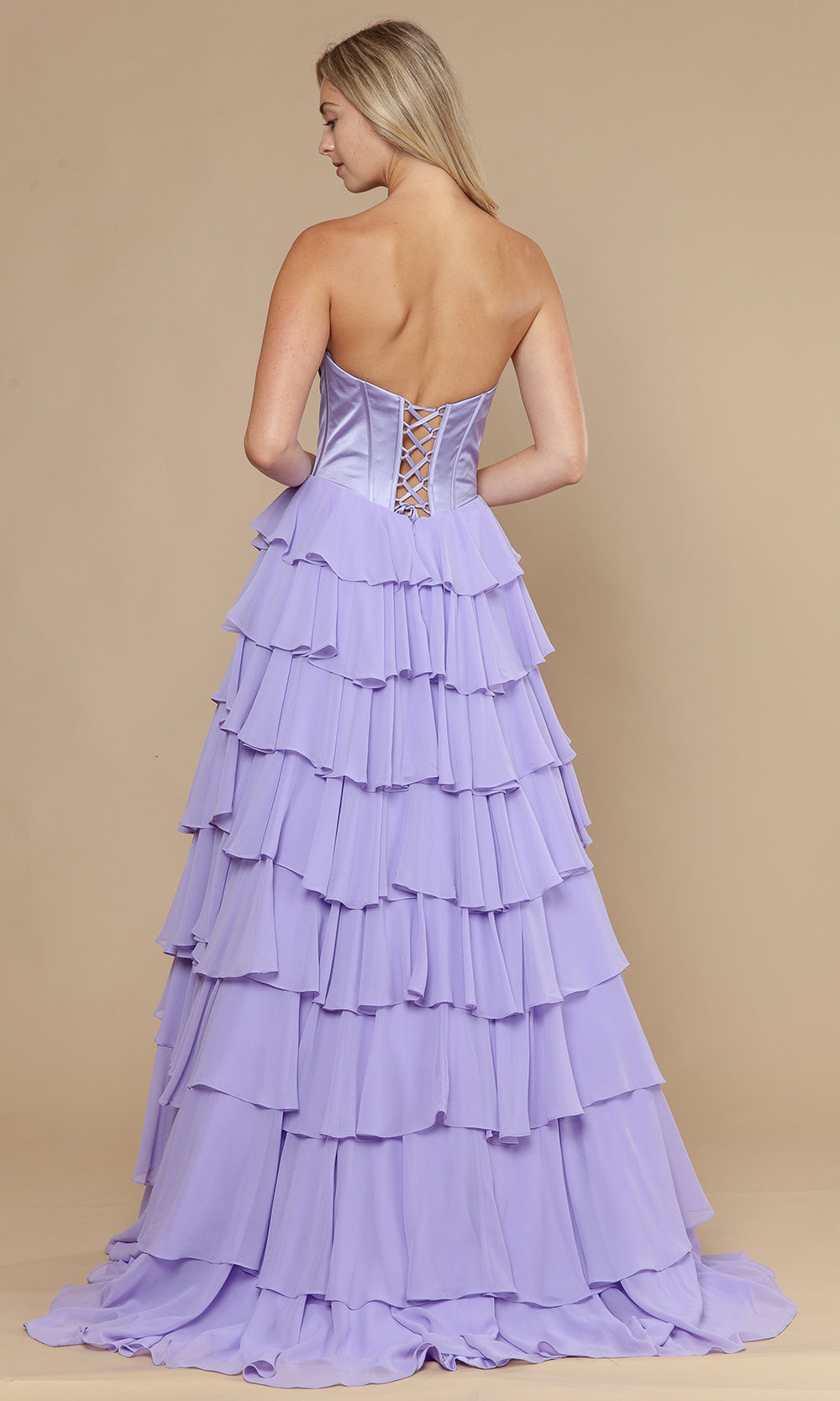 Poly USA 25074 - Embroidered Bust Sweetheart A-Line Dress Prom Dresses