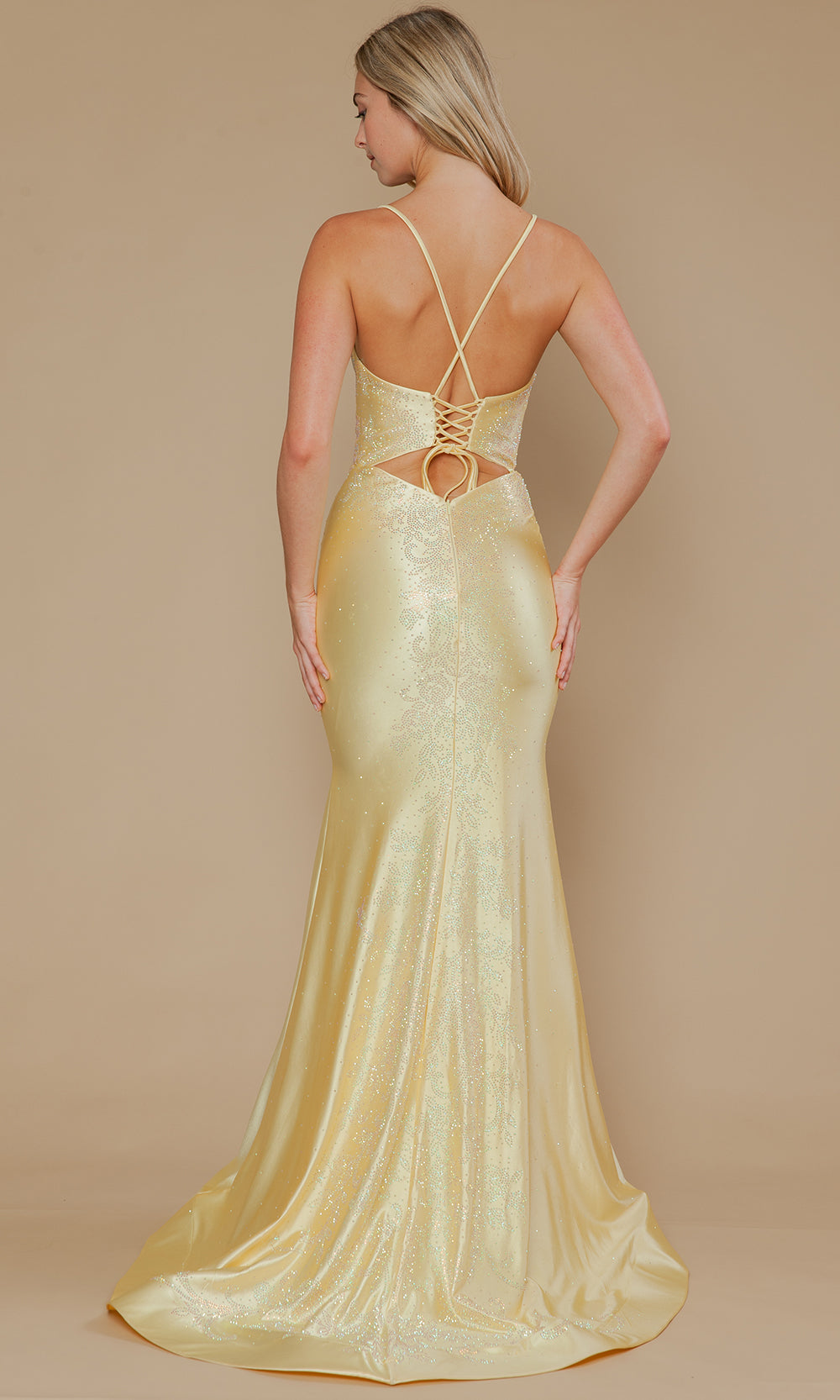 Poly USA 25128 - Mermaid Skirt Dazzling Rhinestone Prom Dress Prom Dresses