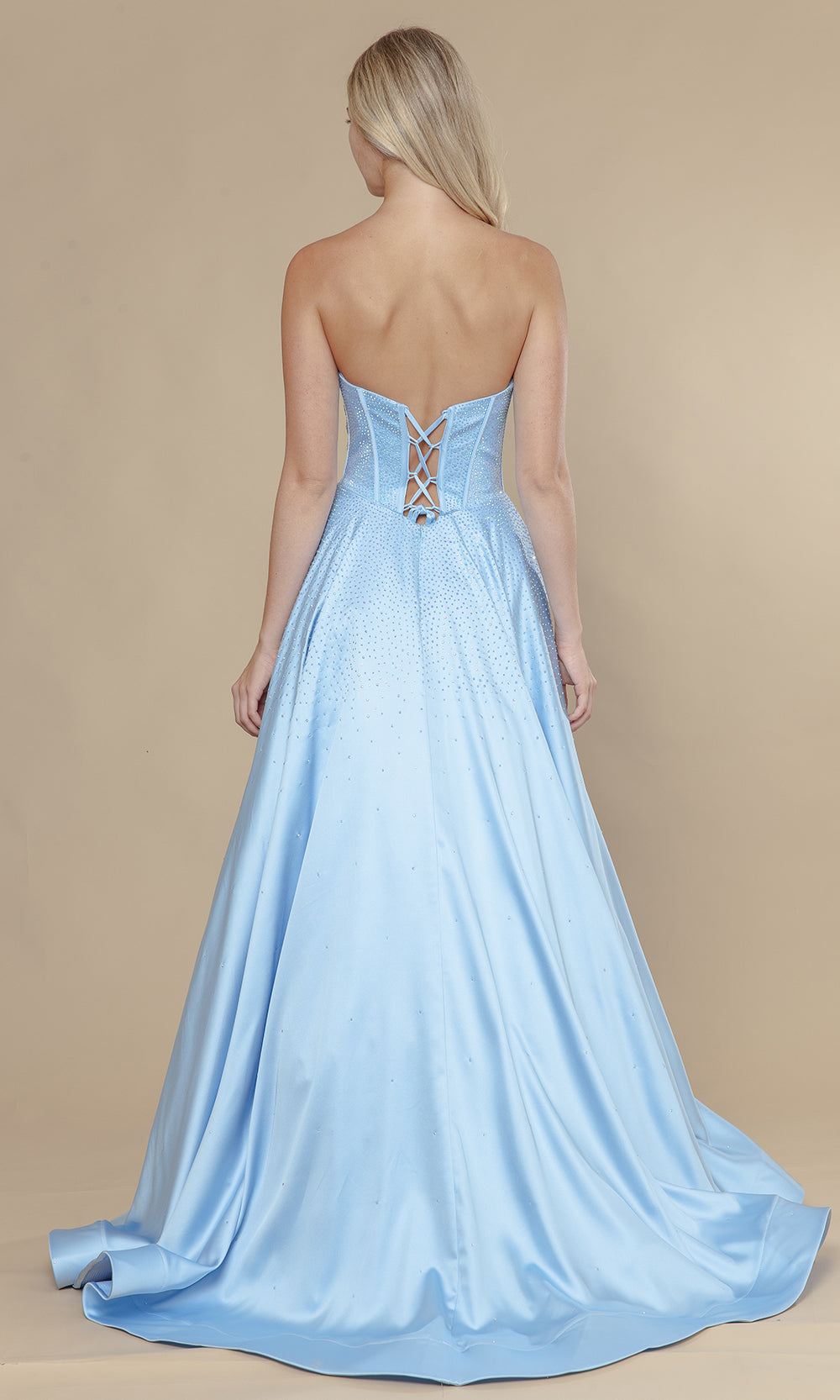 Poly USA 25132 - Corset Style Embellished A-Line Dress Prom Dresses