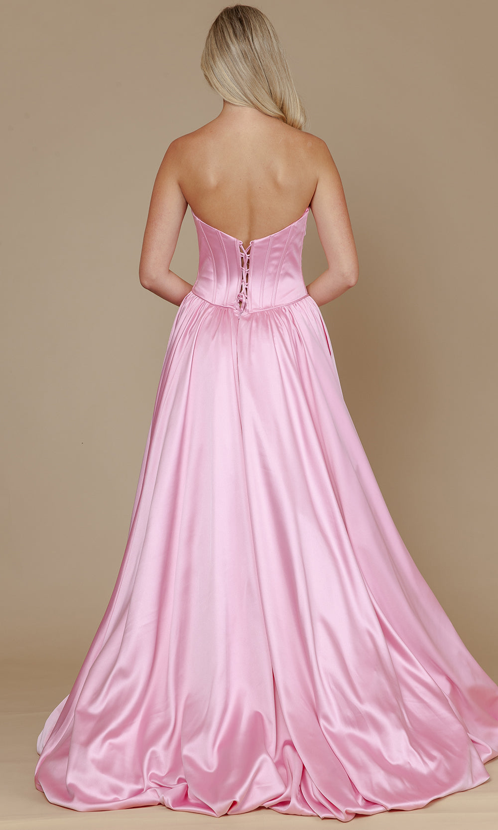 Poly USA 25136 - Structured Corset Bubble Hem Prom Dress Prom Dresses