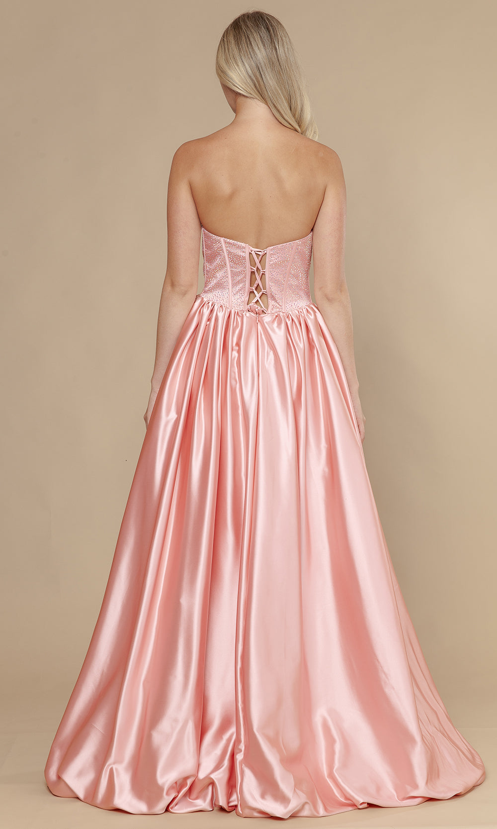 Poly USA 25156 - Sparkling Corset Bubble Hem Prom Gown Prom Dresses
