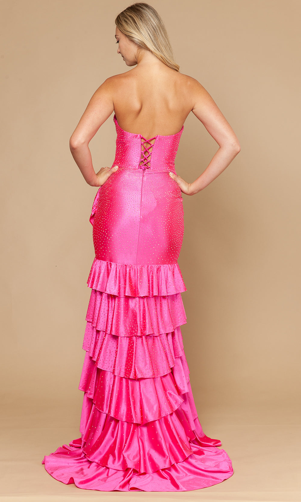 Poly USA 25158 - Cutout Bodice Sweetheart Trumpet Dress Prom Dresses