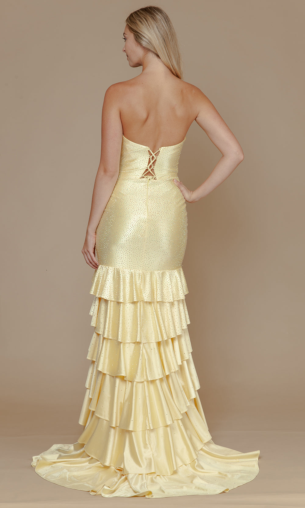 Poly USA 25158 - Cutout Bodice Sweetheart Trumpet Dress Prom Dresses