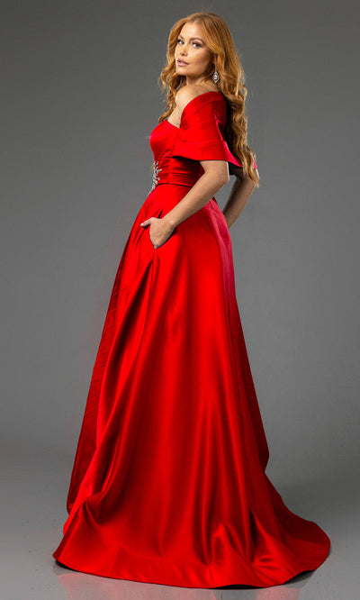 Terani Couture 251M4441 - Asymmetric A-Line Evening Gown Mother of the Bride Dresses