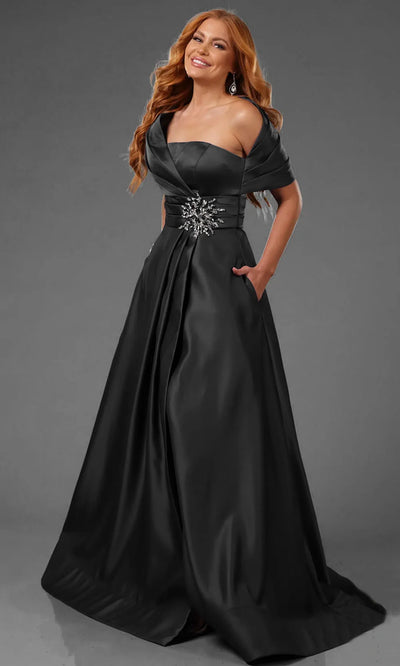 Terani Couture 251M4441 - Asymmetric A-Line Evening Gown Mother of the Bride Dresses
