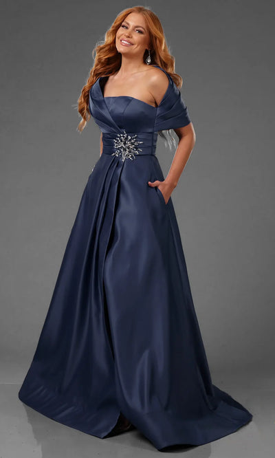 Terani Couture 251M4441 - Asymmetric A-Line Evening Gown Mother of the Bride Dresses