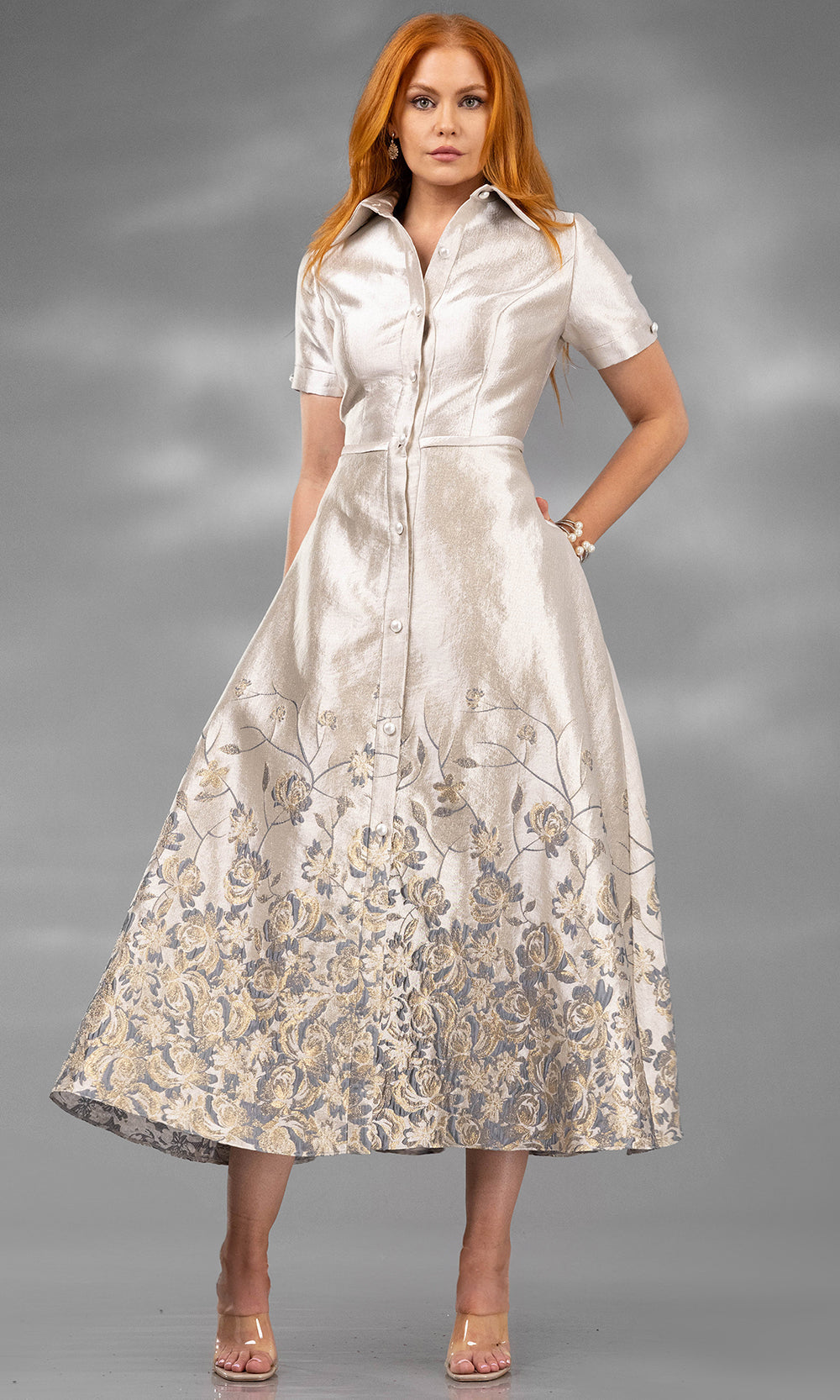 Terani Couture 252C5507 - Embroidered Dress